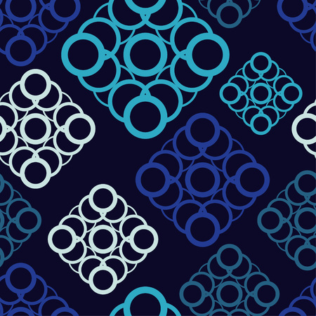 Polka dot seamless pattern. Geometric background. Illustration with balloons. Theextile rapport.のイラスト素材