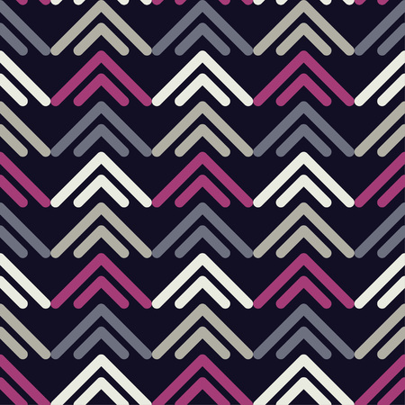 Seamless abstract geometric pattern. Mosaic texture. Brushwork. Hand hatching. Scribble texture. Textile rapport.のイラスト素材