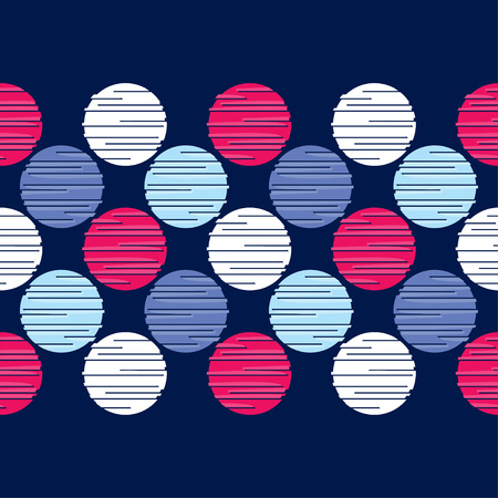 Polka dot seamless pattern. Geometric background. Brushwork. Hand hatching. Scribble texture. Theextile rapport.のイラスト素材