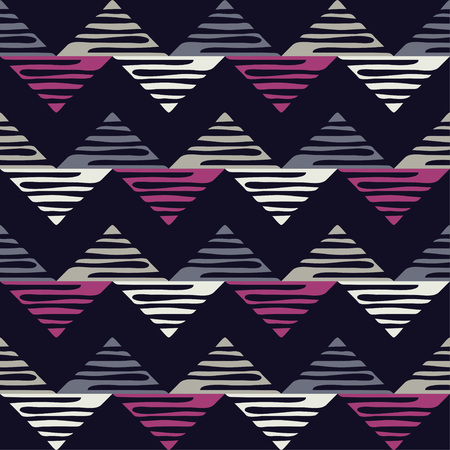 Seamless abstract geometric pattern. Mosaic texture. Brushwork. Hand hatching. Scribble texture....