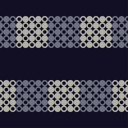 Polka dot seamless pattern. Geometric background. Dots, circles and buttons. Theextile rapport.のイラスト素材
