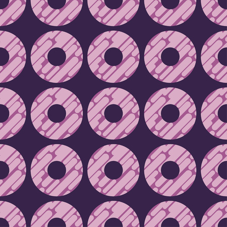 Polka dot seamless pattern. Dynamic shapes composition. Geometric background. Dots, circles and buttons. Theextile rapport.のイラスト素材