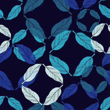Seamless abstract geometric pattern. Feathers texture. Mosaic texture. Brushwork. Hand hatching. Scribble texture. Textile rapport.のイラスト素材