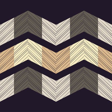 Seamless abstract geometric pattern. Mosaic texture. Brushwork. Hand hatching. Scribble texture. Textile rapport.のイラスト素材