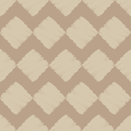 Seamless abstract geometric pattern. Mosaic texture. Brushwork. Hand hatching. Scribble texture. Textile rapport.のイラスト素材