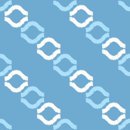 Seamless abstract geometric pattern. Wave. Mosaic texture. Textile rapport.のイラスト素材
