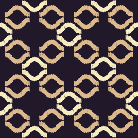 Seamless abstract geometric pattern. Wave. Mosaic texture. Textile rapport.のイラスト素材