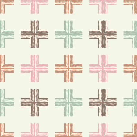 Ethnic boho seamless pattern. Traditional ornament. Geometric background. Tribal pattern. Folk motif. Can be used for wallpaper, textile, invitation card, wrapping, web page background.のイラスト素材