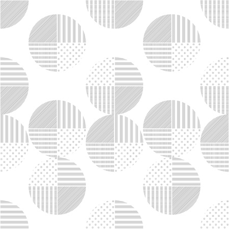 Polka dot seamless pattern. Geometric background. Dots, circles and buttons. Can be used for wallpaper, textile, invitation card, wrapping, web page background.のイラスト素材