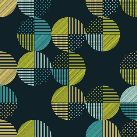 Polka dot seamless pattern. Geometric background. Dots, circles and buttons. Can be used for...