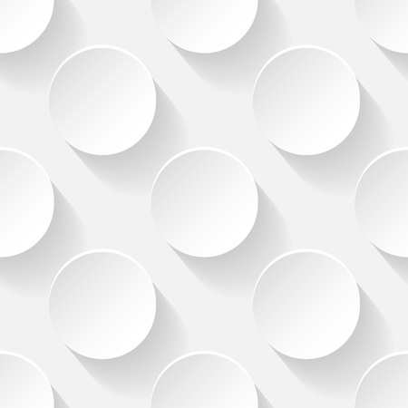 3D Polka dot seamless pattern. Geometric background. Dots, circles and buttons. Can be used for wallpaper, textile, wrapping, web page background.のイラスト素材