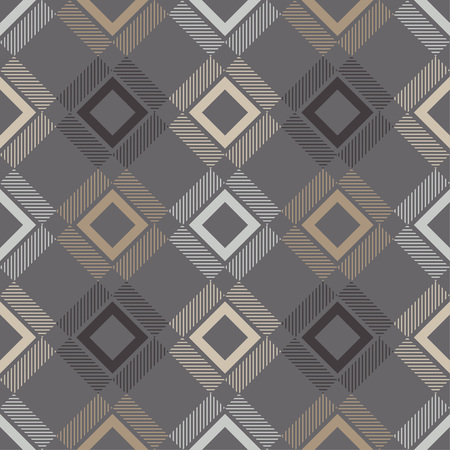 Scottish plaid, tartan seamless pattern. English fabric. Vector illustration. Can be used for...