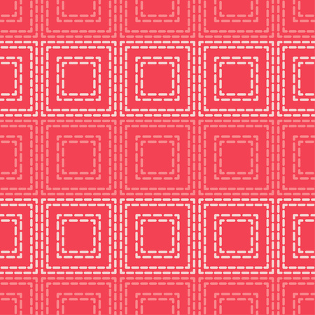 Figures of several rectangles from the dash. Trendy seamless pattern designs. Vector geometric background. Can be used for wallpaper, textile, wrapping, web page background.のイラスト素材
