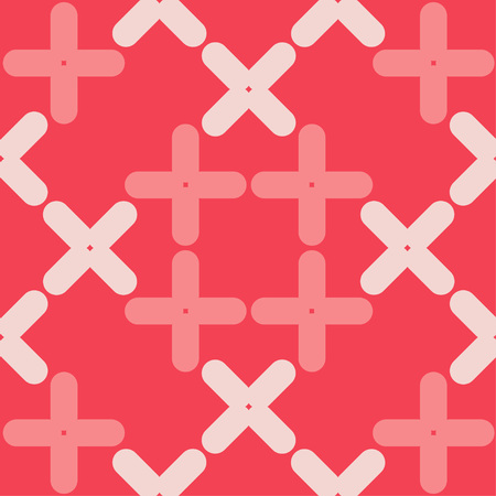 Trendy seamless pattern designs. Mosaic of crosses. Vector geometric background. Can be used for wallpaper, textile, wrapping, web page background.のイラスト素材