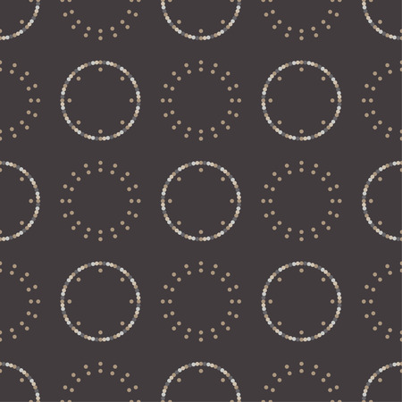 Polka dot seamless pattern. Mosaic of colored balls. Geometric background. Can be used for wallpaper, textile, wallpaper, web page background.のイラスト素材