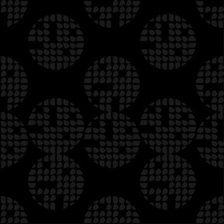 Polka dot seamless pattern. Mosaic of circles with different parts. Geometric background. Can be used for wallpaper, textile, wallpaper, web page background.のイラスト素材