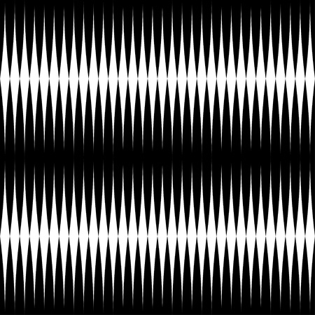 Trendy seamless pattern designs. Black and white figures from stripes. Vector geometric background. Can be used for wallpaper, textile, wrapping, web page background.のイラスト素材