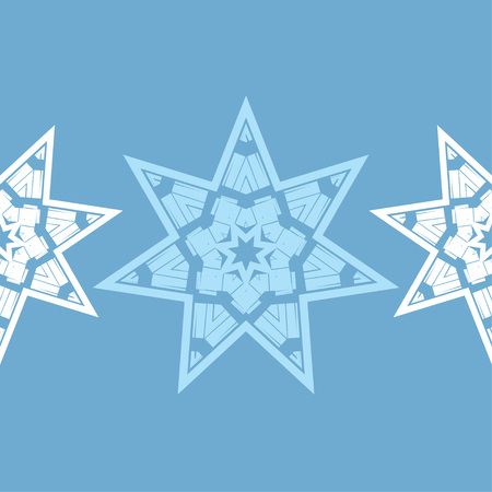 Seamless vector background. Stars with hatching. Hand drawing. Can be used for wallpaper, textile, wrapping, web page background.のイラスト素材