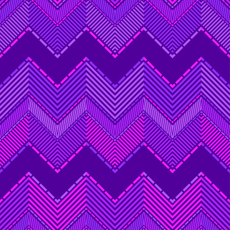 Trendy seamless pattern designs. Mosaic of strips. Zigzag. Vector geometric background. Can be used for wallpaper, textile, wrapping, web page background.のイラスト素材
