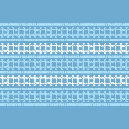 Ethnic boho seamless pattern. Embroidery on fabric. Patchwork texture. Weaving. Traditional ornament. Tribal pattern. Folk motif. Can be used for wallpaper, textile, wrapping, web page background.のイラスト素材