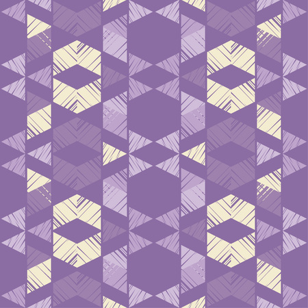 Ethnic boho seamless pattern. Embroidery on fabric. Patchwork texture. Weaving. Traditional ornament. Tribal pattern. Folk motif. Can be used for wallpaper, textile, wrapping, web page background.のイラスト素材