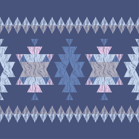 Ethnic boho seamless pattern. Embroidery on fabric. Patchwork texture. Weaving. Traditional...