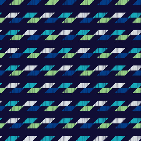 Ethnic boho seamless pattern. Embroidery on fabric. Patchwork texture. Weaving. Traditional...