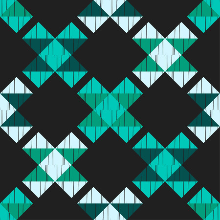 Ethnic boho seamless pattern. Embroidery on fabric. Patchwork texture. Weaving. Traditional...