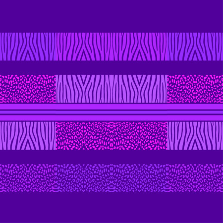 Ethnic boho seamless pattern. Texture with Zebra and Leopard spots. Patchwork texture. Weaving. Traditional ornament. Tribal pattern. Folk motif. Can be used for wallpaper, textile, wrapping, web page background.のイラスト素材