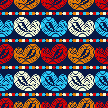 Paisley ornamentのイラスト素材