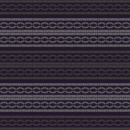 Ethnic boho seamless pattern. Embroidery on fabric. Patchwork texture. Weaving. Traditional ornament. Tribal pattern. Folk motif. Can be used for wallpaper, textile, invitation card, wrapping, web.のイラスト素材