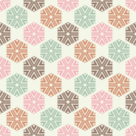 Seamless vector background with Decorative Snowflakes. Merry Christmas! Vector illustration. Can be...