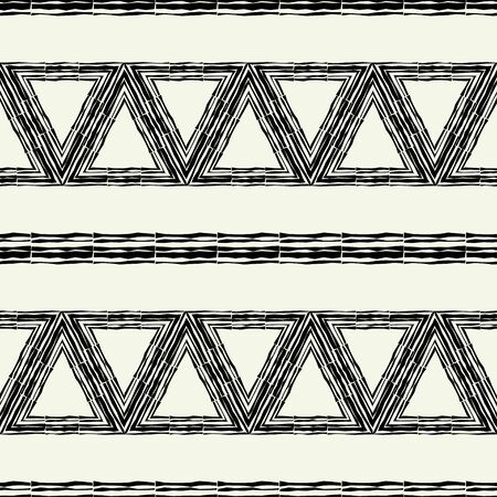 Ethnic boho seamless pattern. Lace. Embroidery on fabric. Patchwork texture. Weaving. Traditional ornament. Tribal pattern. Folk motif. Can be used for wallpaper, textile, wrapping, web.のイラスト素材