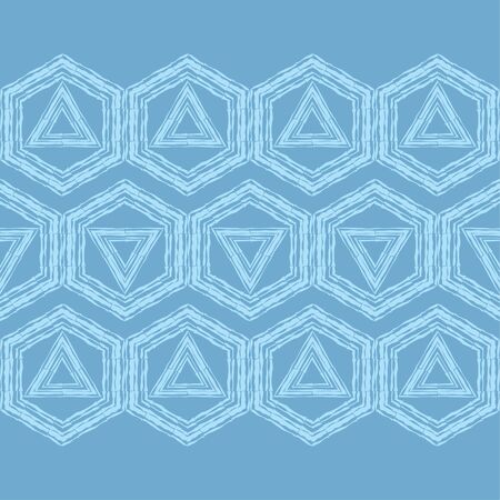 Ethnic boho seamless pattern. Lace. Embroidery on fabric. Patchwork texture. Weaving. Traditional ornament. Tribal pattern. Folk motif. Can be used for wallpaper, textile, wrapping, web.のイラスト素材