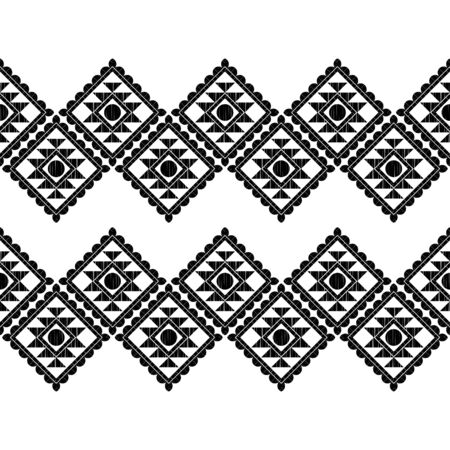 Ethnic boho seamless pattern. Lace. Embroidery on fabric. Patchwork texture. Weaving. Traditional...