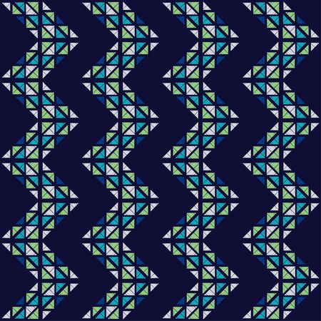 Ethnic boho seamless pattern. Lace. Embroidery on fabric. Patchwork texture. Weaving. Traditional ornament. Tribal pattern. Folk motif. Can be used for wallpaper, textile, wrapping, web. のイラスト素材