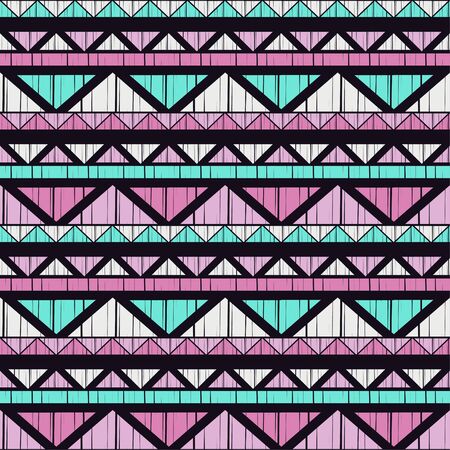 Ethnic boho seamless pattern. Lace. Embroidery on fabric. Patchwork texture. Weaving. Traditional ornament. Tribal pattern. Folk motif. Can be used for wallpaper, textile, wrapping, web.の写真素材