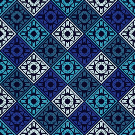 Ethnic boho seamless pattern. Lace. Embroidery on fabric. Patchwork texture. Weaving. Traditional...