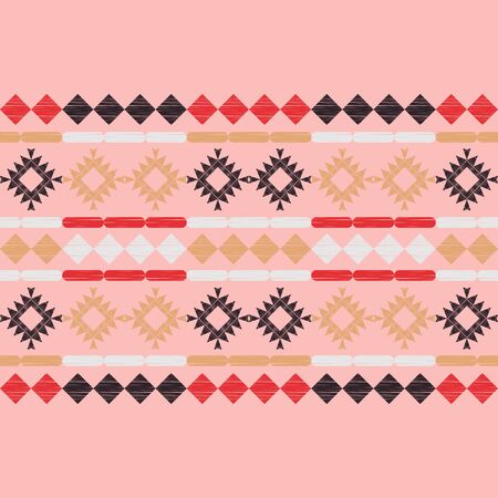 Ethnic boho seamless pattern. Lace. Embroidery on fabric. Patchwork texture. Weaving. Traditional...