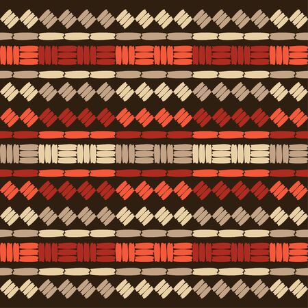 Ethnic boho seamless pattern. Lace. Embroidery on fabric. Patchwork texture. Weaving. Traditional...
