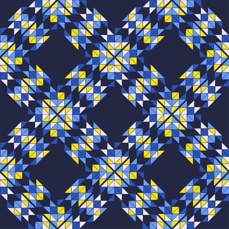 Ethnic boho seamless pattern. Lace. Embroidery on fabric. Patchwork texture. Weaving. Traditional...