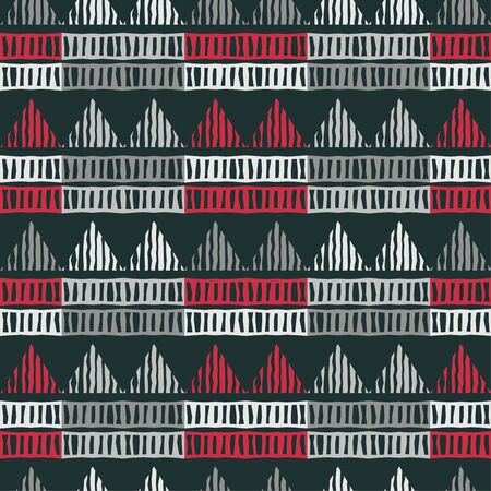 Seamless pattern with Decorative Snowflakes and Stars. Vector illustration for web design or print.のイラスト素材