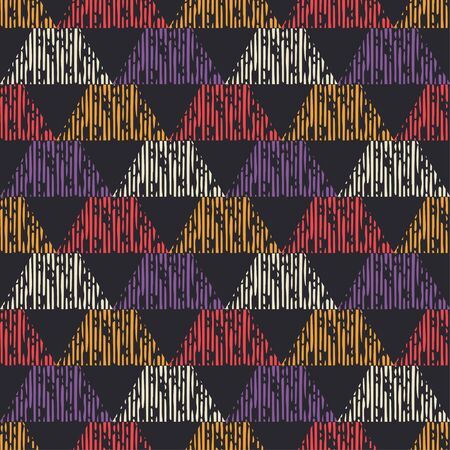 Ethnic boho ornament. Seamless pattern. Tribal motif. Vector illustration for web design or print.