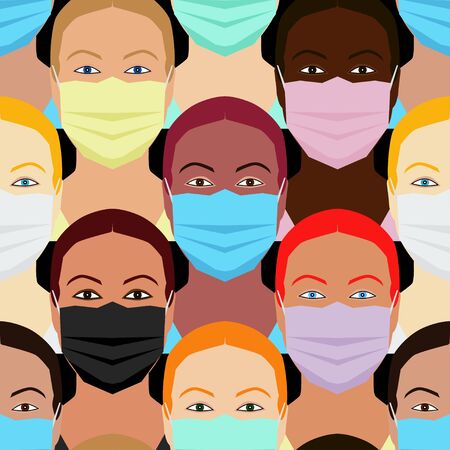 Dangerous nCoV coronavirus. Vector illustration for web design or print.のイラスト素材