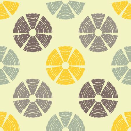 Design with manual hatching. Ethnic boho ornament. Seamless background. Tribal motif. Vector illustration for web design or print.のイラスト素材