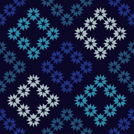 Seamless background. Drawn various shapes and doodles of objects. Abstract modern fashion illustration. Drawing for web design or printing.のイラスト素材