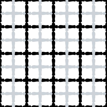 Design with manual hatching. Ethnic boho ornament. Seamless background. Tribal motif. Vector illustration for web design or print.のイラスト素材