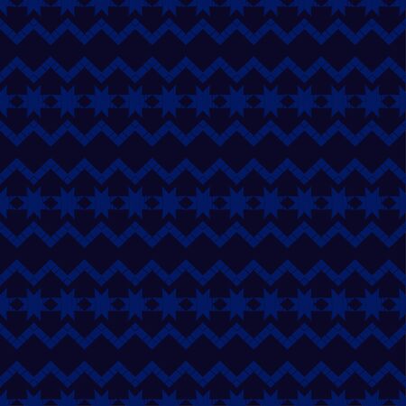 Design with manual hatching. Ethnic boho ornament. Seamless background. Tribal motif. Vector illustration for web design or print.のイラスト素材