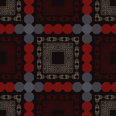 Design with Leopard spots. Ethnic boho ornament. Seamless background. Tribal motif. Vector...