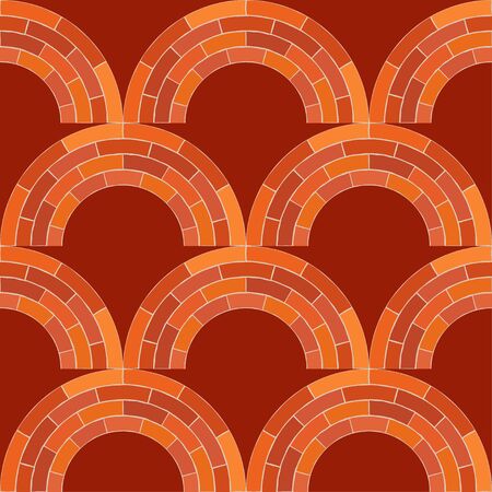 Mosaic of bricks. Seamless background. Means for the device of masonry walls and floors. Vector illustration for web design or print.のイラスト素材